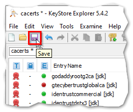 keystore explorer decode value